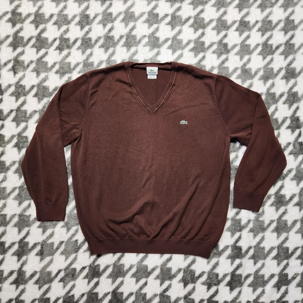 Large Lacoste Men’s V-neck Sweater